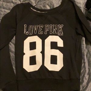 Victoria secret pink crew neck sweater